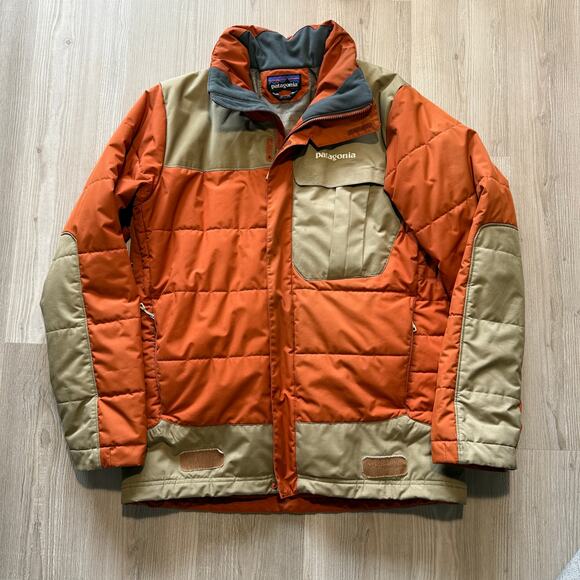 Men's Patagonia Orange Copper Rubicon Rider Insulated Ski Winter Jacket Medium